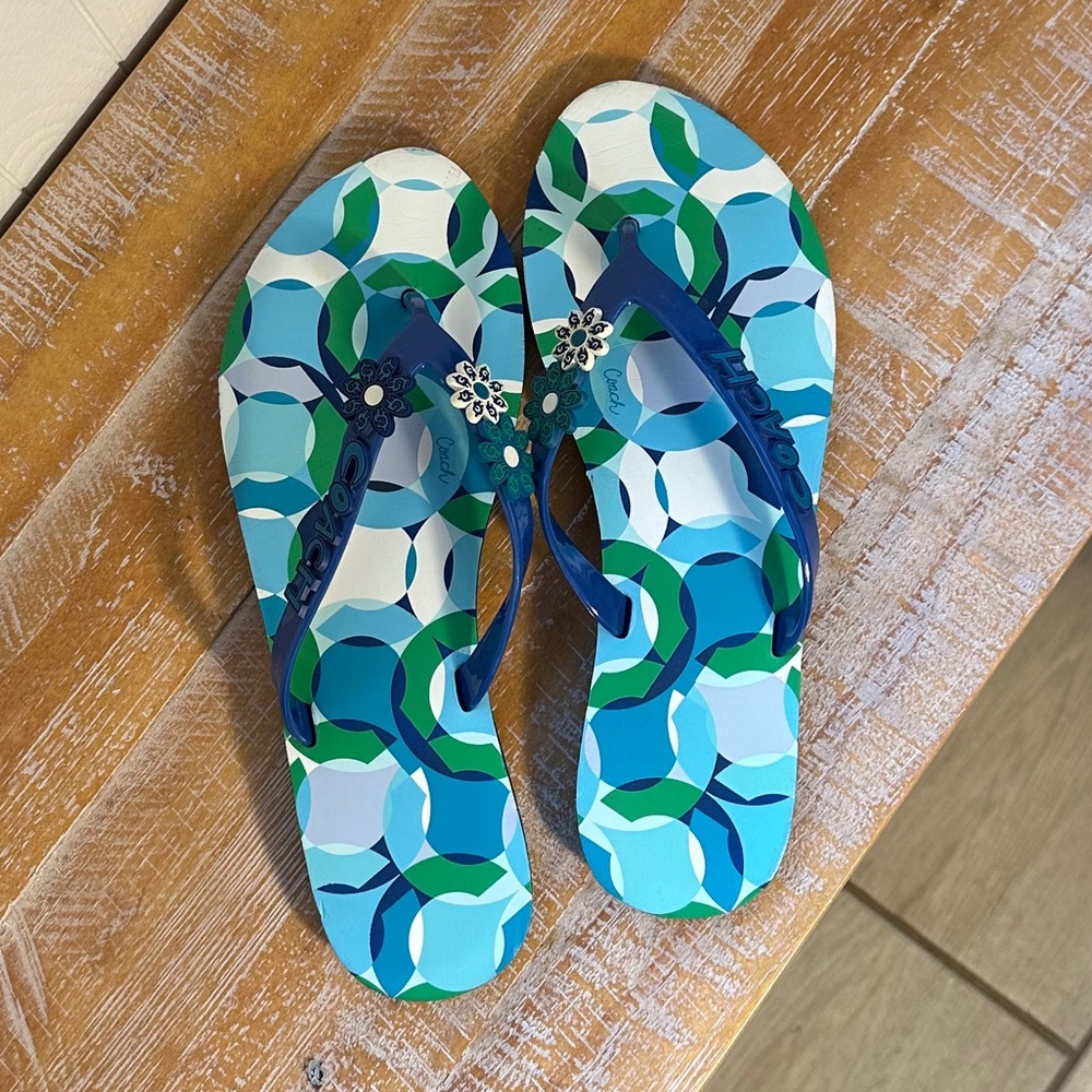 Coach Kerrie Jelly Flip Flop Sandals